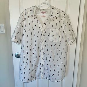 Men’s Budweiser Button Down Shirt